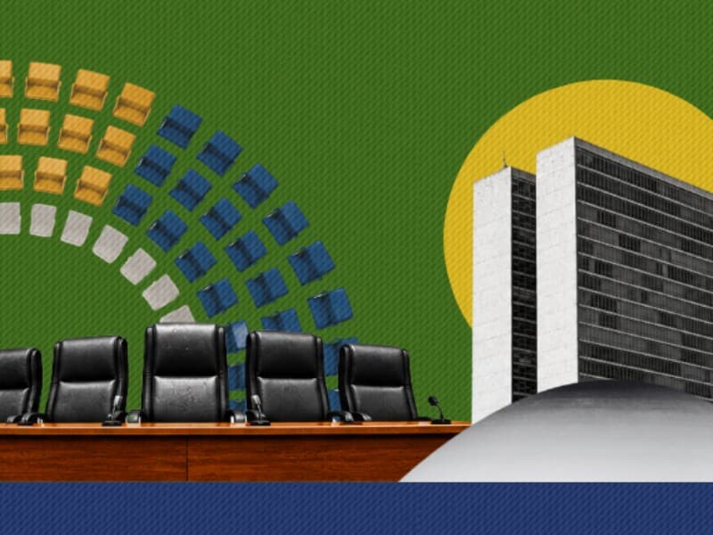 Senado renova 40 das 54 cadeiras em disputa. - Arte Congresso em Foco