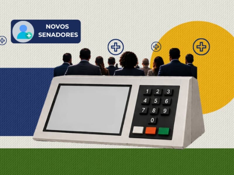 Veja quais senadores conseguiram se reeleger. - Arte Congresso em Foco