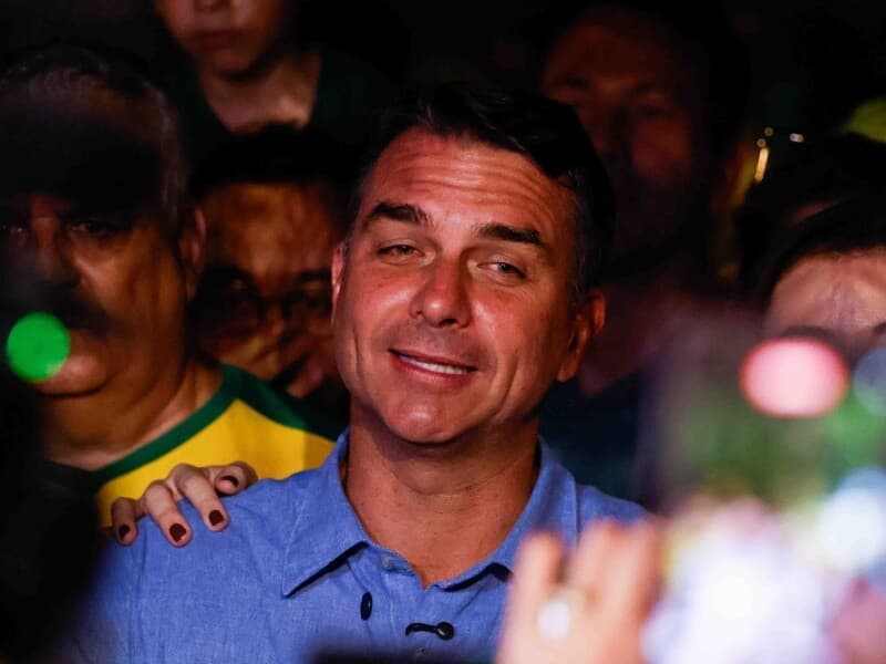Candidato do PL ficou à frente em sete dos 11 postos de votação. - João Pedro Carvalho/Fotoarena/Folhapress