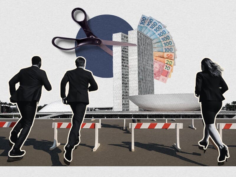 Cláusula de barreira visa reduzir número de partidos ao tirar recursos públicos de legendas que não atingirem determinadas exigências nas eleições. - Arte Congresso em Foco