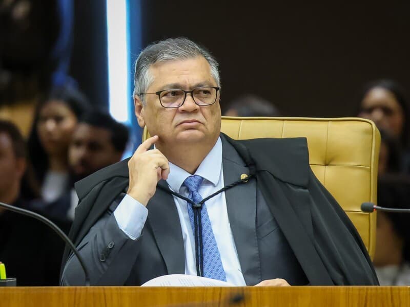 Dino atribui ameaças à repetição de mentiras que incitam violência. - Gustavo Moreno/STF
