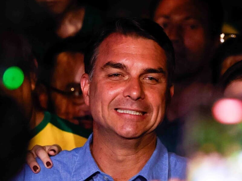 Flávio Bolsonaro tentou associar Lula a facções criminosas. -  João Pedro Carvalho /Fotoarena/Folhapress