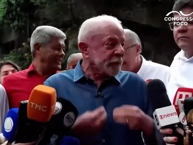Presidente critica suspensão de canal de Janones. - Reprodução