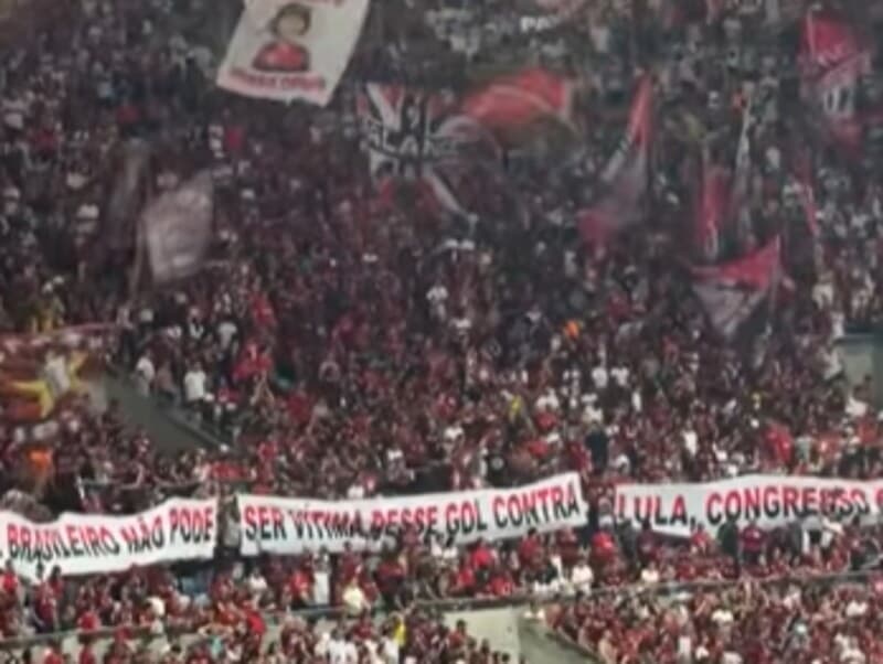 Flamengo protesta contra Lula e proibição a bets. - Reprodução/Redes sociais