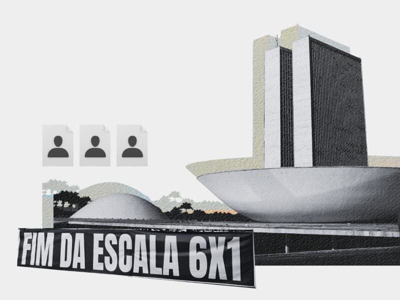 Proposta aprovada pelo Congresso reduz jornada semanal de 44 para 40 horas semanais e garante dois dias de folga ao trabalhador. - Arte Congresso em Foco