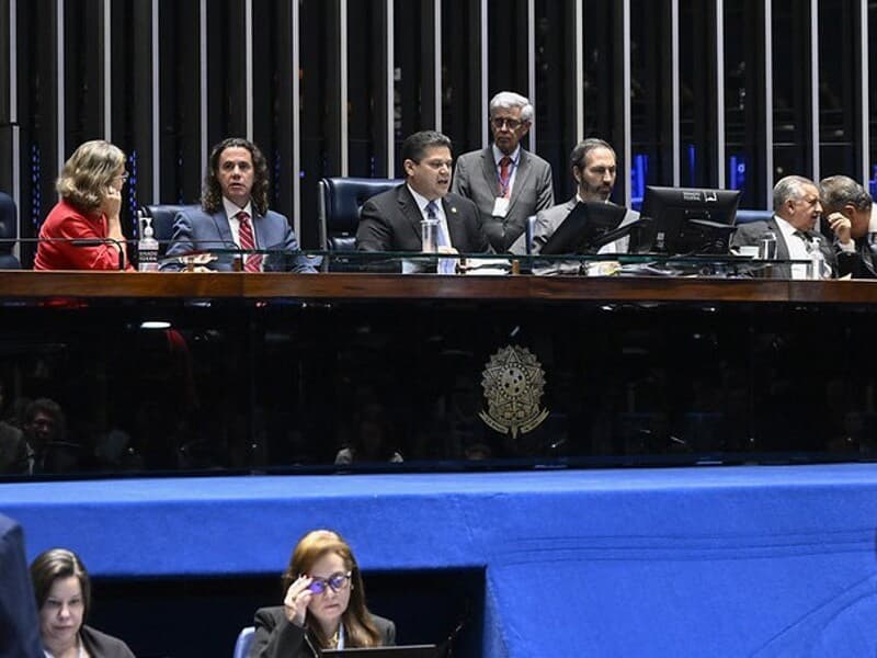 Sessão que aprovou o fim da escala 6x1 no Senado. - Carlos Moura/Agência Senado