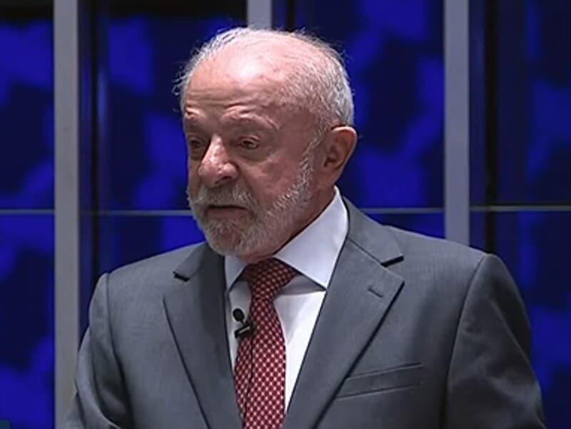 Lula durante a promulgação do fim da escala 6x1 no Congresso Nacional. - Reprodução / Youtube