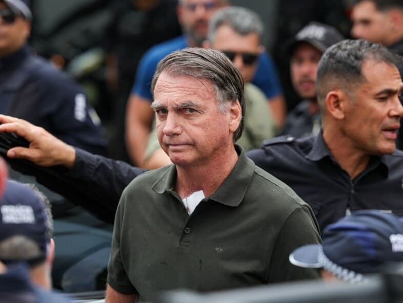 Bolsonaro cumpre pena de 27 anos e três meses de prisão. - Fabio Rodrigues-Pozzebom/ Agência Brasil