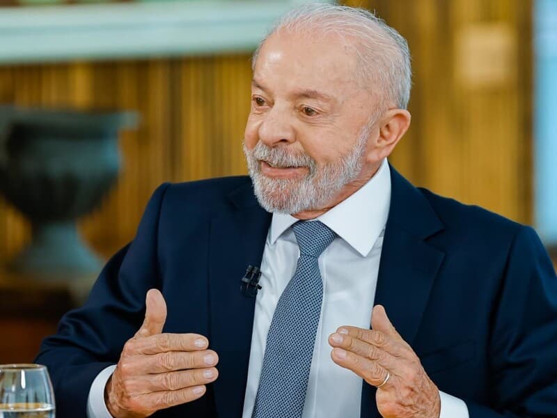 Presidente participa de sabatina na reta final da campanha para o segundo turno das eleições presidenciais, marcado para domingo (25). - Reprodução
