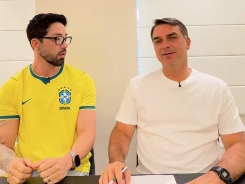 Flávio Bolsonaro negou que pretende retirar direitos da comunidade LGBTQIA+ em eventual governo. - Reprodução / Instagram