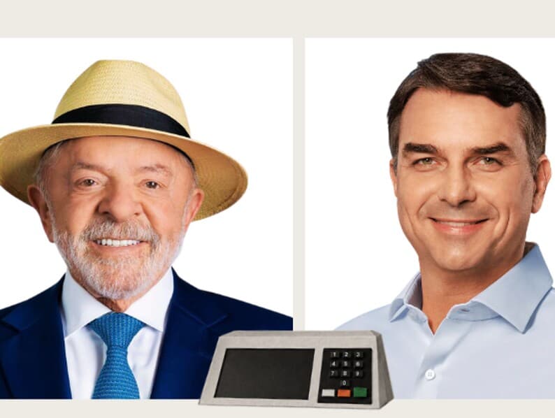 Lula e Flávio estão empatados tecnicamente, dentro da margem de erro. - Arte Congresso em Foco