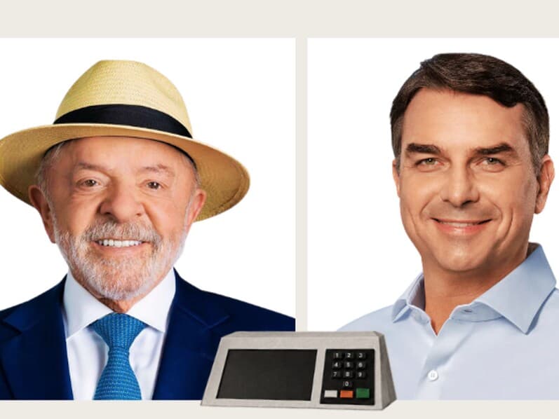 Lula e Flávio estão empatados tecnicamente, dentro da margem de erro. - Arte Congresso em Foco Lula e Flávio estão empatados tecnicamente, dentro da margem de erro. - Arte Congresso em Foco
