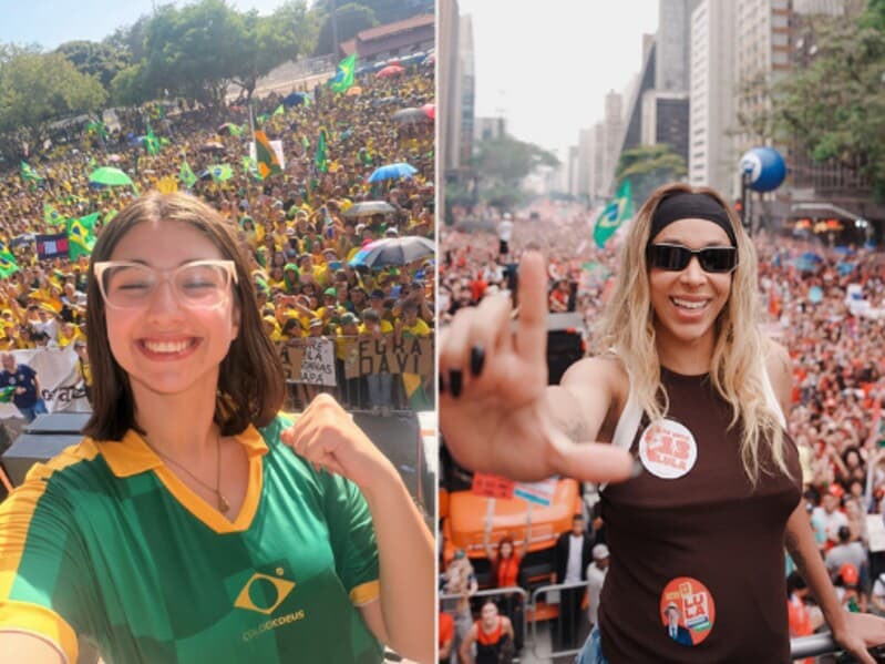Eduarda Campopiano e Erika Hilton foram eleitas por São Paulo nas eleições de 2026. - Montagem Congresso em Foco | Reprodução / Instagram