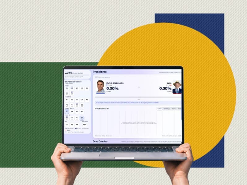 Interface da plataforma de apuração do Congresso em Foco. - Congresso em Foco