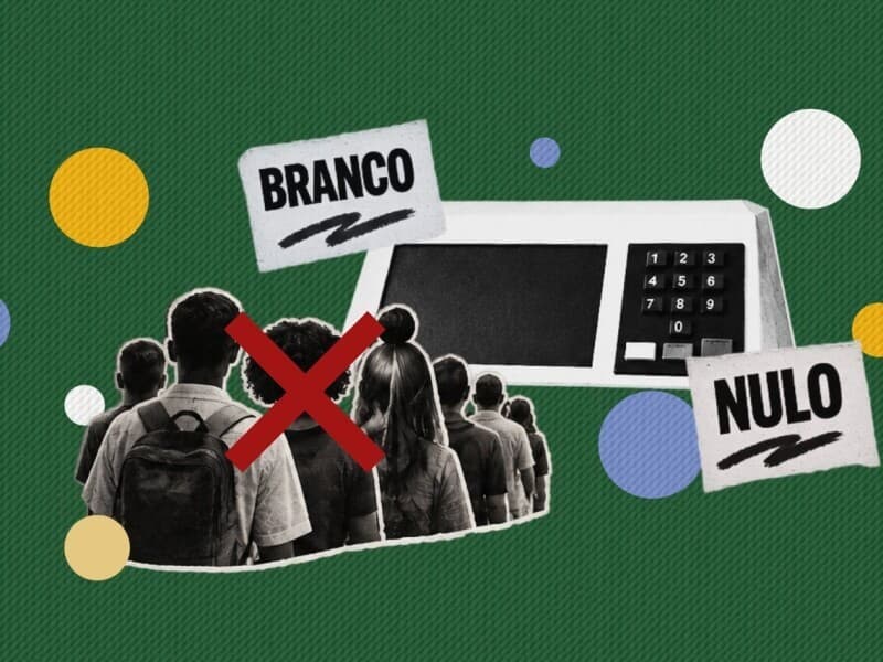 Brasil teve recorde histórico de abstenção no primeiro turno, alcançado antes apenas em 1998. - Arte Congresso em Foco