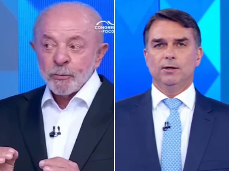 Nordeste foi tema de confronto entre Lula e Flávio no debate presidencial. - Reprodução / Instagram