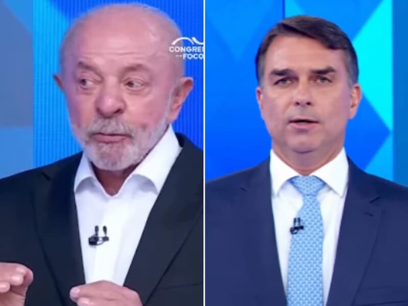 Nordeste foi tema de confronto entre Lula e Flávio no debate presidencial. - Reprodução / Instagram