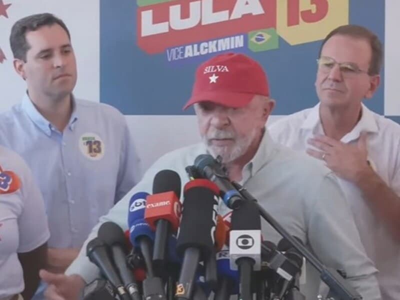 Lula reuniu apoiadores no Rio de Janeiro na véspera do segundo turno. - Reprodução / Youtube 