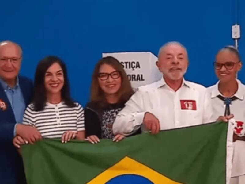 Presidente registrou seu voto no segundo turno das eleições presidenciais. - Reprodução / Youtube