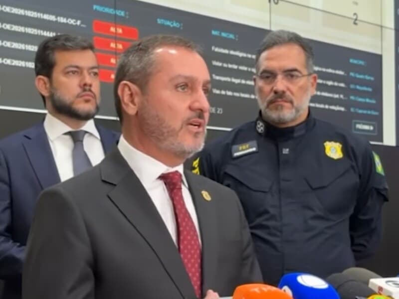 Diretor-geral da Polícia Federal confirmou depoimento da parlamentar e informou que a corporação dispõe de imagens da agressão. - Reprodução
