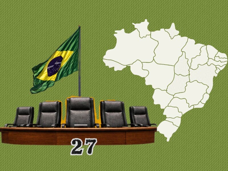 Governadores eleitos em 2026 foram definidos no primeiro e no segundo turnos das eleições. - Arte Congresso em Foco