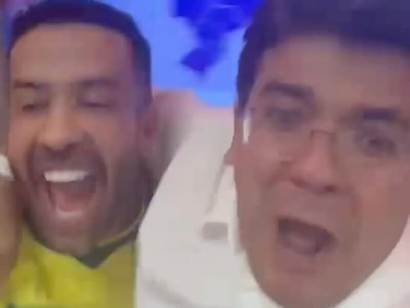 Ao lado de Camilo Santana e Rafael Fonteles, Janones anuncia virada do petista sobre o candidato do PL. - Reprodução / Instagram