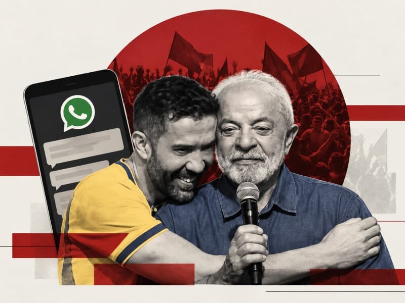 André Janones, o herói improvável da vitória de Lula. - Arte Congresso em Foco