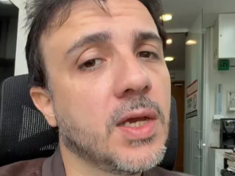 Renan diz que Flávio "está entre a cruz e a espada" por suposta fuga. - Reprodução/YouTube