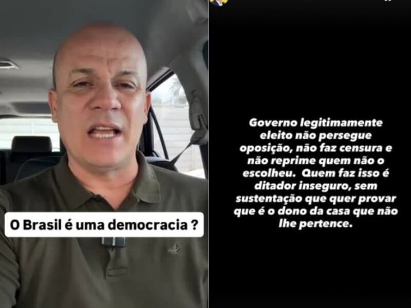 Nas redes sociais, deputados do PL acusaram o governo de reprimir seus adversários políticos.
 - Reprodução