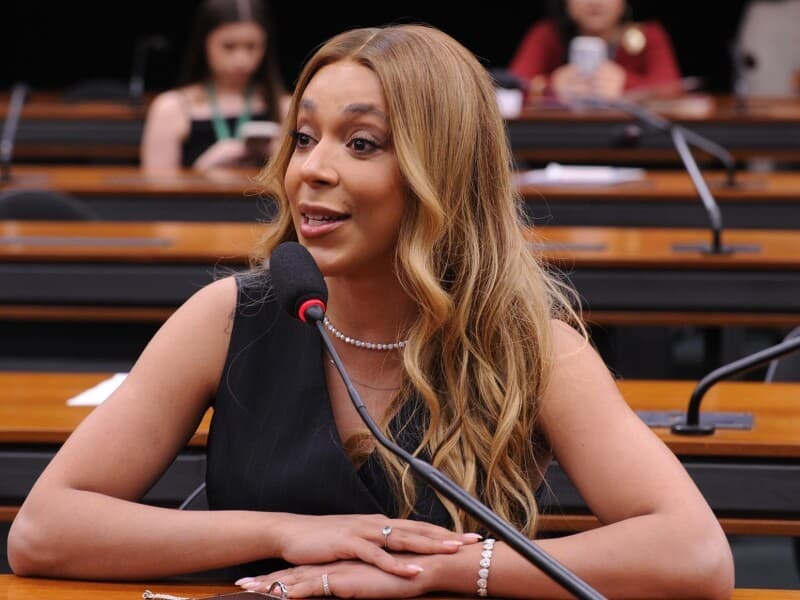 Erika Hilton pede a Moraes bloqueio de bens e contas de Flávio. - Renato Araújo/Câmara dos Deputados