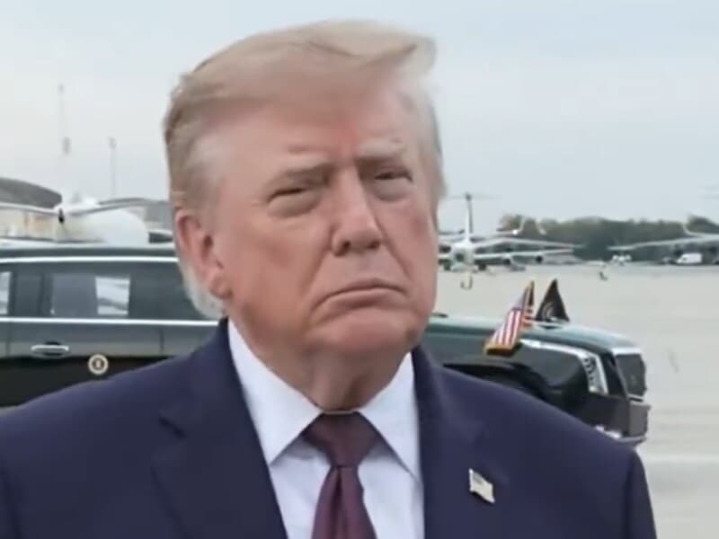 Trump evita reconhecer Flávio como presidente: "não vou comentar". - Reprodução