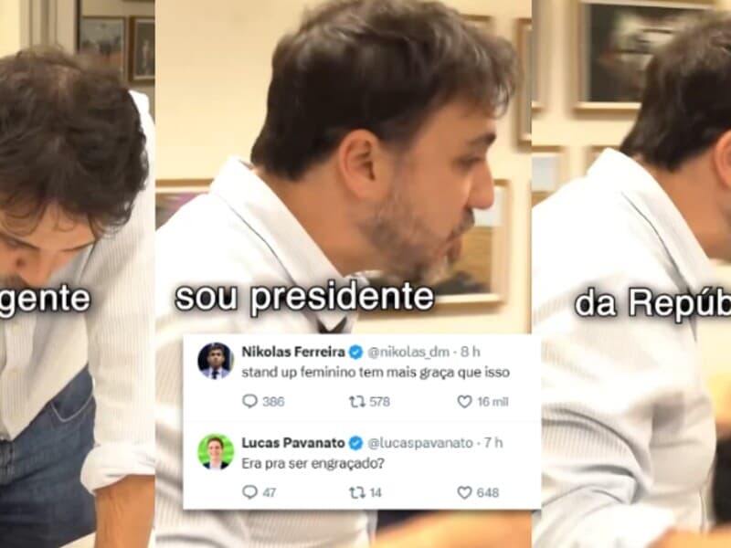Vídeo de Renan Santos sobre a autoproclamação de Flávio Bolsonaro provocou reações na direita. - Reprodução / X 