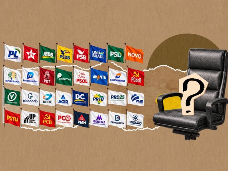 Veja quantos mandatos cada partido conquistou no país em 2026. - Arte Congresso em Foco